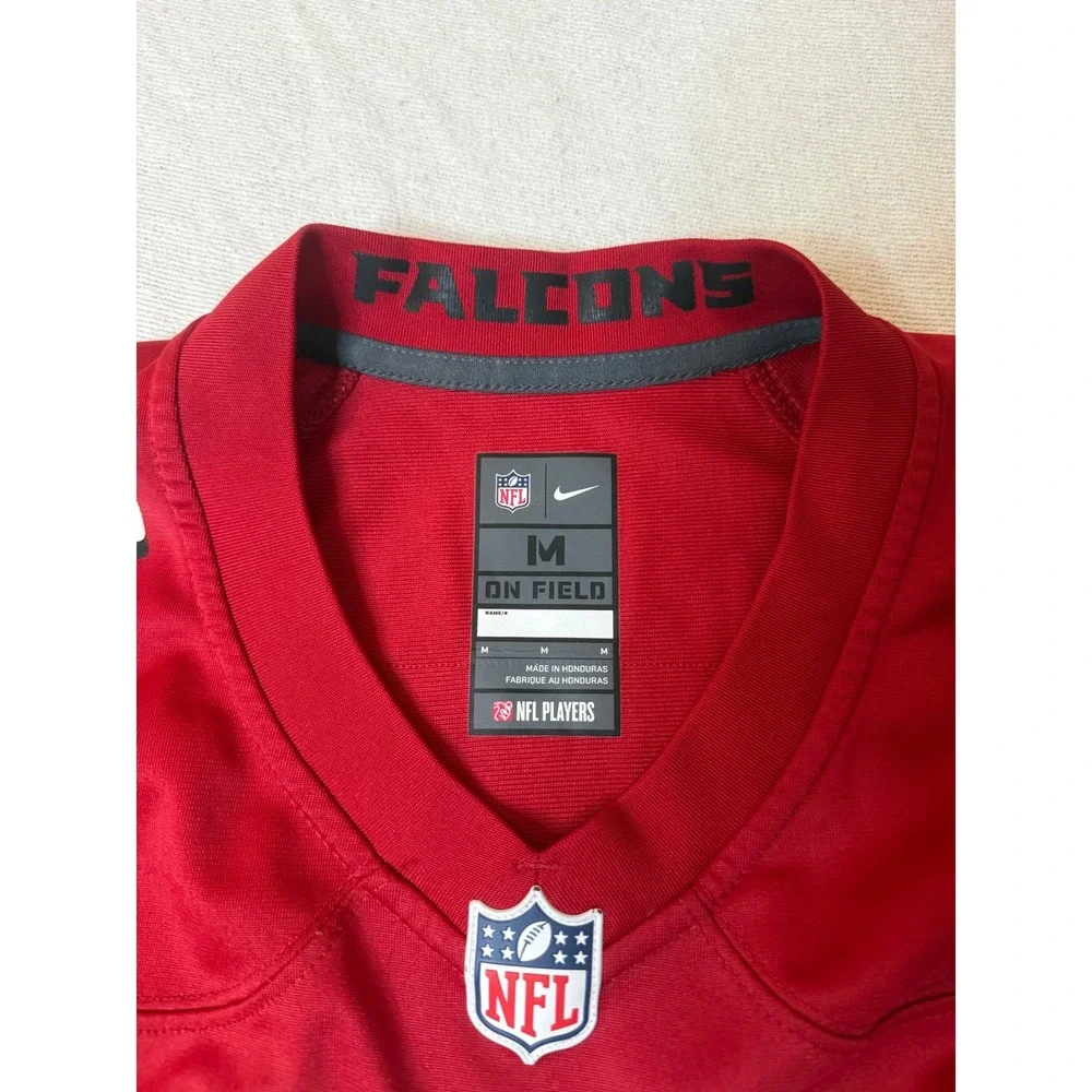 Nike Jersey Mens M Red Atlanta Falcons Todd Gurley II 21 NFL Football Gradient